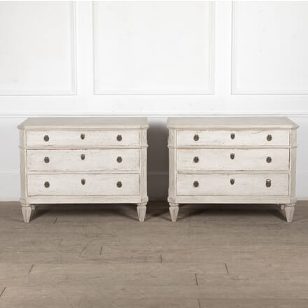 Pair of 19th Century Gustavian Style Commodes CC6026268