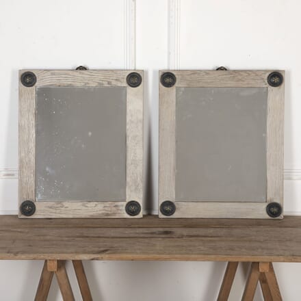 Pair of 20th Century Oak Mirrors MI3625709