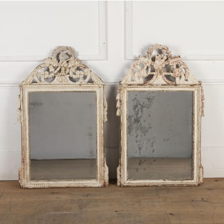 Pair of 18th Century Foxed French Mirrors MI7523074