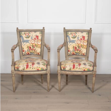 Pair of 18th Century French Armchairs CH5232656