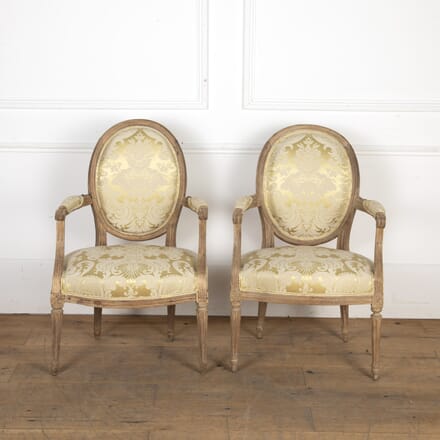 Pair of 18th Century French Fauteuils CH7522555