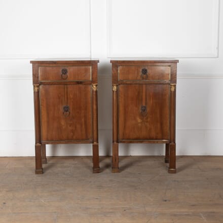 Pair of 18th Century Walnut Bedside Cupboards BD3931513