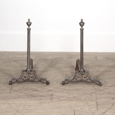 Pair of 19th Century French Chateau Andirons DA1528715
