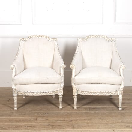 Pair of French 19th Century Fauteuils CH6016196