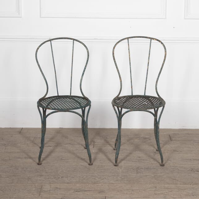 Pair of 19th Century French Garden Chairs GA1530034