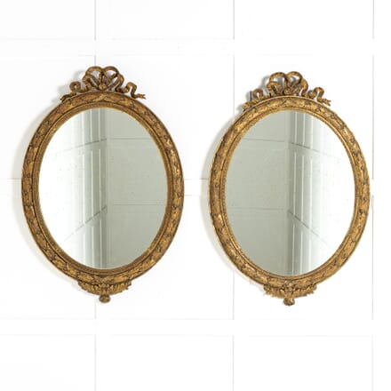 Pair of 19th Century French Gilt Mirrors MI0626231