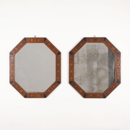 Pair of 19th Century French Marquetry Mirrors MI4133152