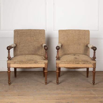 Pair of 19th Century French Napoleon lll Chairs CH3231557