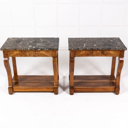 Pair of 19th Century French Walnut Console Tables CO0630681