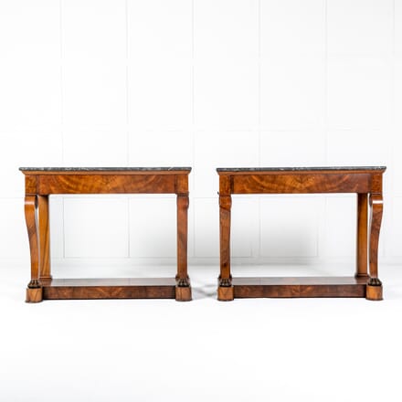 Pair of 19th Century French Walnut Console Tables CO0624518