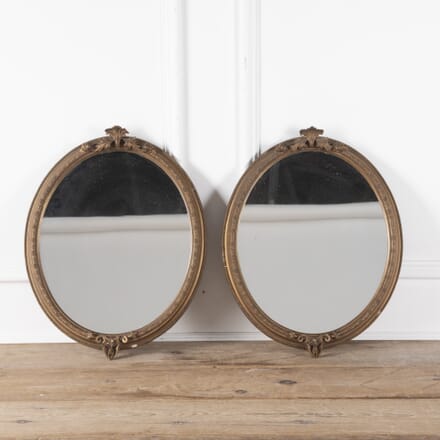 Pair of 19th Century Gilded Wall Mirrors MI8027982