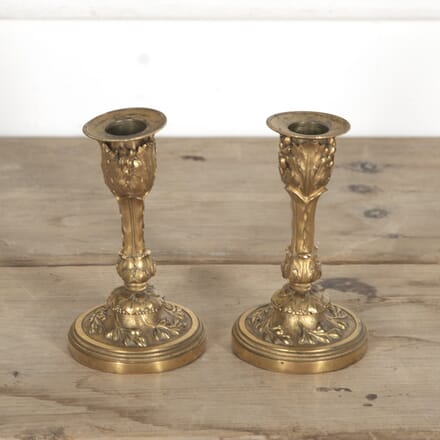 Pair of 19th Century Gilt Bronze Candlesticks DA1518958