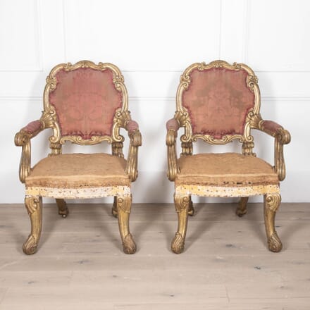 Pair of 19th Century Giltwood Chairs CH0332780