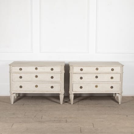 Pair of 19th Century Gustavian Style Commodes CC6026269