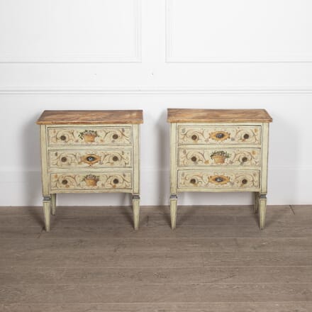 Pair of 19th Century Italian Bedside Drawers BD2329621
