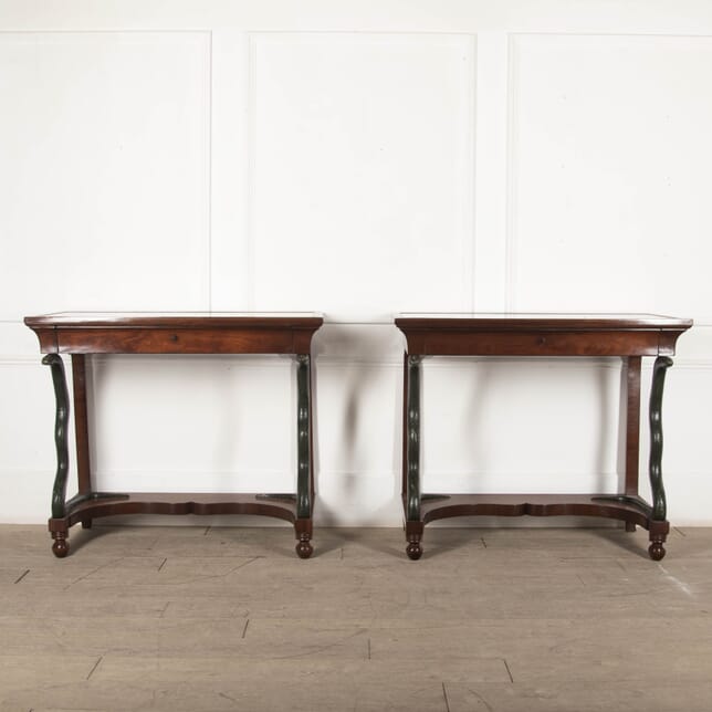 Pair of 19th Century Italian Console Tables CO4826797