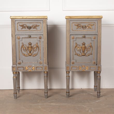 Pair of 19th Century Italian Louis XVI Bedside Cabinets BD2329208