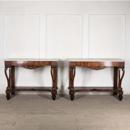 Pair of 19th Century Italian Console Tables CO5227635