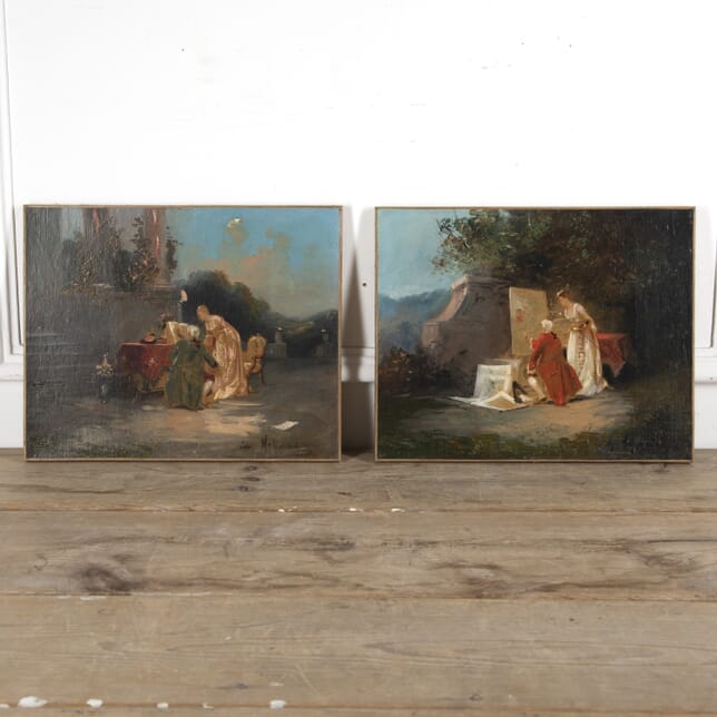 Pair of 19th Century Paintings After Metzmacher WD1522790