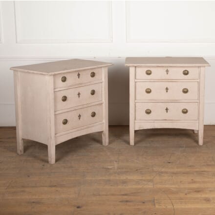 Pair of 19th Century Swedish Painted Commodes CC4332233