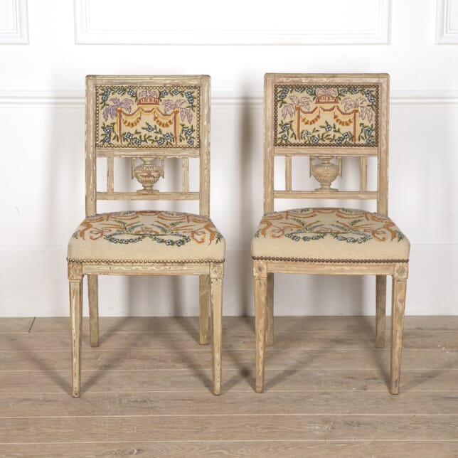 Pair of 19th Century Swedish Side Chairs CH1519757