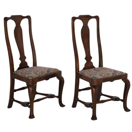 Pair of 19th Century Walnut Dining/Side Chairs CD106453