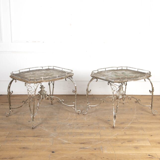 Pair of 20th Century American Conservatory Tables TD0129670
