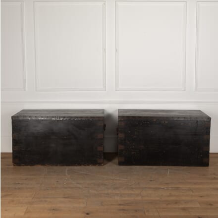Pair of 20th Century Campaign Chests CB4330297