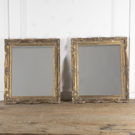 Pair of 20th Century French Carved Framed Mirrors MI3525075
