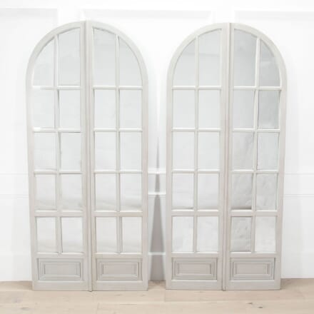 Pair of 20th Century French Gothic Arch Topped Mirrors MI5033785