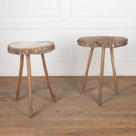 Pair of 20th Century French Rustic Side Tables CO7432219