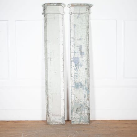 Pair of 20th Century French Trompe L'oeil Column Capitals WD3733166