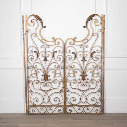 Pair of 20th Century French Wrought Iron Gates OF5232660
