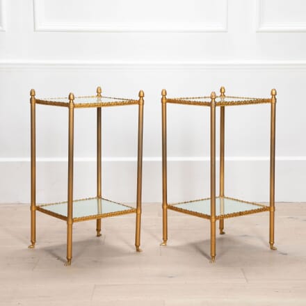 Pair of 20th Century Gilt End Tables CO3533526
