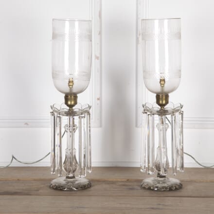 Pair of 20th Century Glass Table Candelabras LT6723584