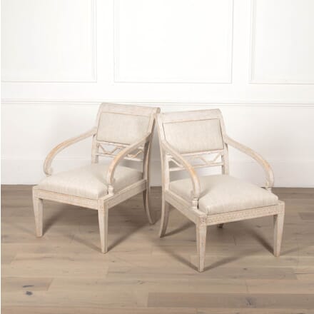 Pair of 20th Century Gustavian Style Armchairs CH6032922