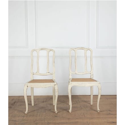 Pair of 20th Century Painted French Side Chairs CH9034159