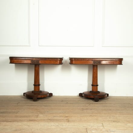 Pair of Anglo Indian Card Tables CO0117287