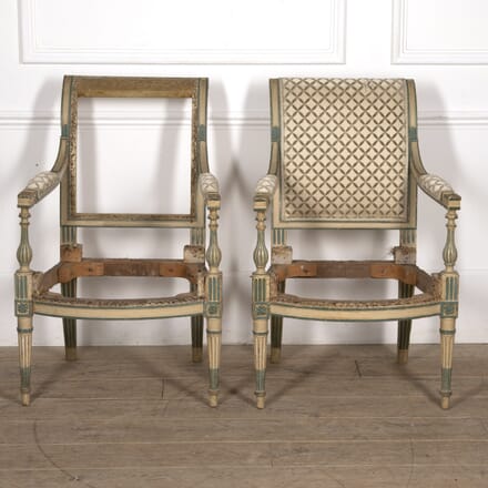 Pair of French Directoire Armchairs CH5220214