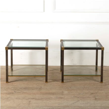 Pair of Brass and Gunmetal Tables CT3011027