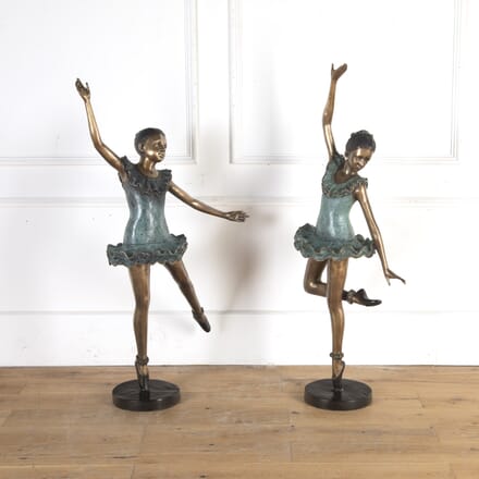 Pair of Brass Ballerina Figures DA8413910