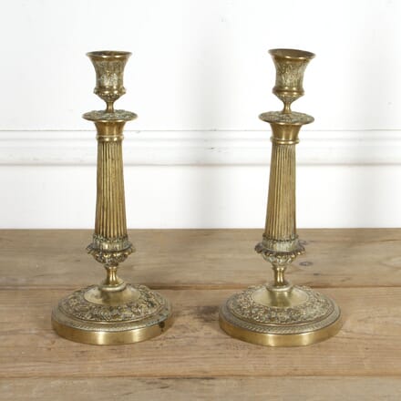 Pair of Brass Neo-Classical Revival Candlesticks DA1517628