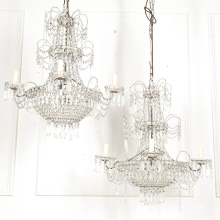 Pair of 1950s French Chandeliers LC9218132