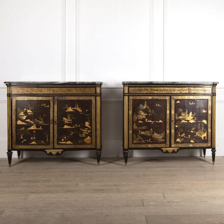 Pair of Chinoiserie Directoire Cabinets BU9219708