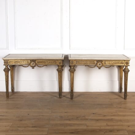 Pair of Late 18th Century Console Tables CO7619672