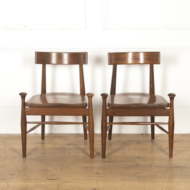 Pair of Danish Walnut Klismos Chairs CH2718225