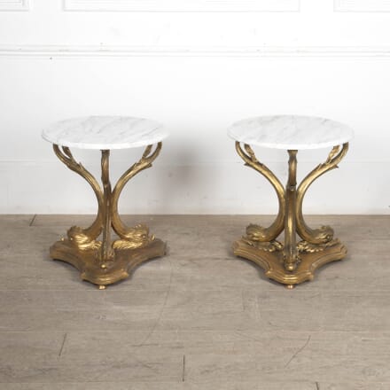 Pair Of 20th Century Dolphin Side Tables CO1524693