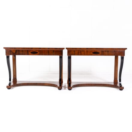 Pair of Early 19th Century Italian Rosewood Console Tables CO0631795