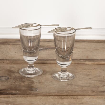 Pair of Early 20th Century French Absinthe Glasses DA8029317