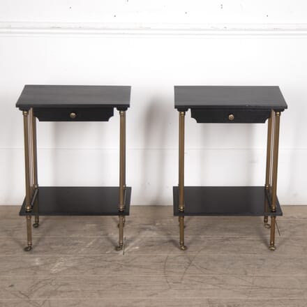 Pair of 20th Century Ebonised Side Tables CO4522256